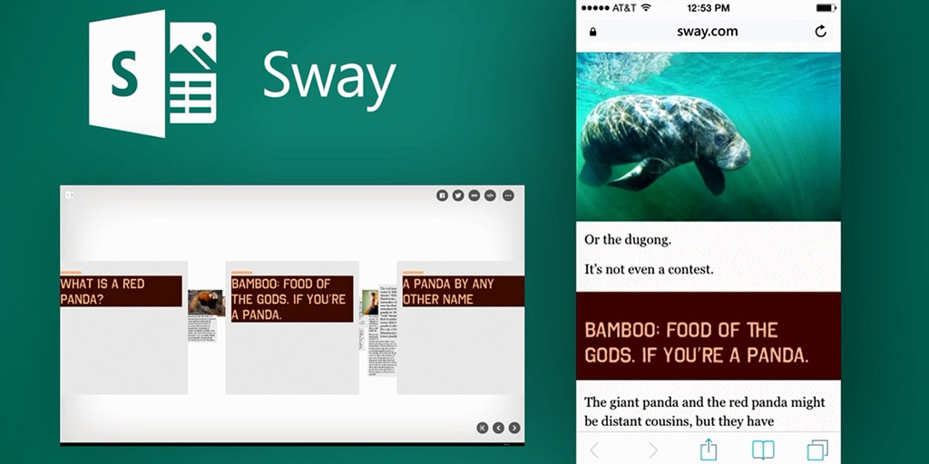 Office sway презентации